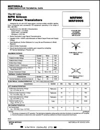 Click here to download MRF890S Datasheet