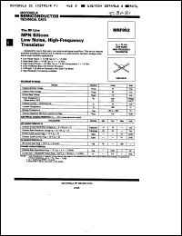 Click here to download MRF952 Datasheet