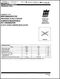 Click here to download MRFS3866AHS Datasheet