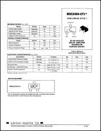 Click here to download MSC2404CT1 Datasheet