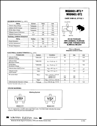 Click here to download MSD601ST1 Datasheet