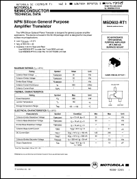 Click here to download MSD602RT3 Datasheet