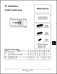 Click here to download SN74LS133JD Datasheet