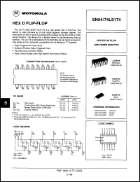 Click here to download SN74LS174JS Datasheet