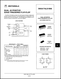 Click here to download SN74LS109ANS Datasheet