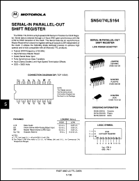 Click here to download SN74LS164JD Datasheet