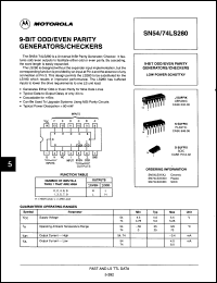 Click here to download SN74LS280JD Datasheet
