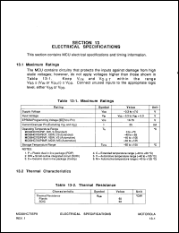 Click here to download XC68HC705P9CDW Datasheet