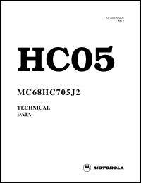 Click here to download MC68HC705J2CP Datasheet