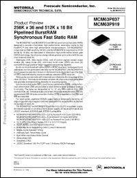 Click here to download MCM63P919TQ200 Datasheet