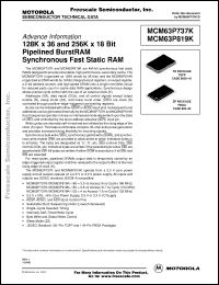 Click here to download MCM63P819KTQ133R Datasheet