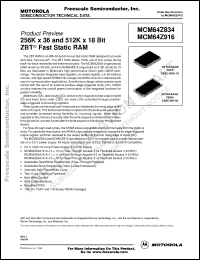 Click here to download MCM64Z916TQ10R Datasheet