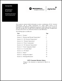 Click here to download MPC8266ZU Datasheet