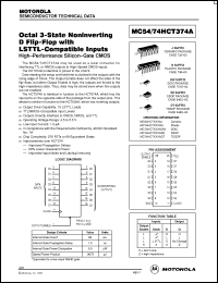 Click here to download MC54HCT374A Datasheet