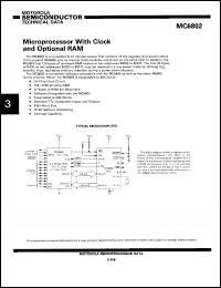 Click here to download MC6802CP Datasheet