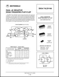 Click here to download 74LS114A Datasheet