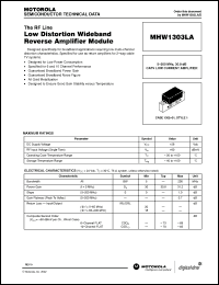 Click here to download MHW1303LA Datasheet