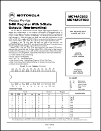 Click here to download MC74ACT823 Datasheet