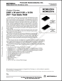 Click here to download MCM63Z916TQ10R Datasheet