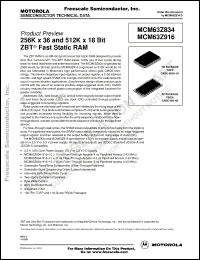 Click here to download MCM63Z834ZP11R Datasheet