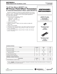 Click here to download MRF9060MBR1 Datasheet