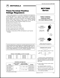 Click here to download MCT7815BD2T Datasheet