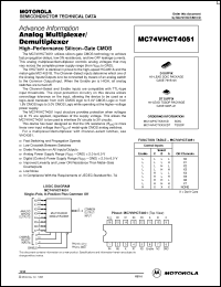 Click here to download MC74VHT4051 Datasheet