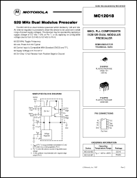 Click here to download MC12018 Datasheet