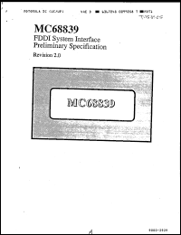 Click here to download MC68839RC Datasheet