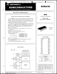 Click here to download MCM68768P35 Datasheet