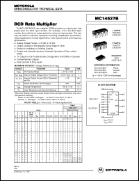 Click here to download MC14527B Datasheet