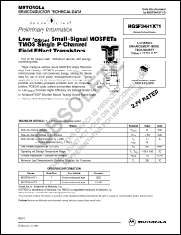 Click here to download MGSF3441XT3 Datasheet