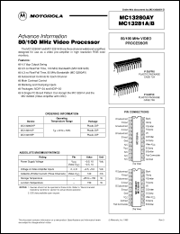 Click here to download MC13280AY Datasheet