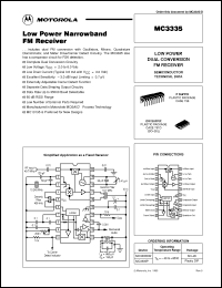 Click here to download MC3335DW Datasheet