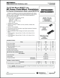 Click here to download MRF9030MBR1 Datasheet