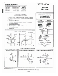 Click here to download MC1748CP1 Datasheet