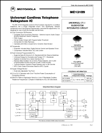 Click here to download MC13109FB Datasheet