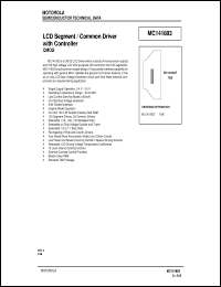 Click here to download MC141803 Datasheet