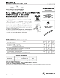 Click here to download MGSF3441VT1 Datasheet