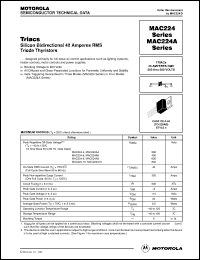 Click here to download MAC224A Datasheet