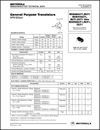 Click here to download BC846ALT1-D Datasheet