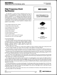 Click here to download MC12429 Datasheet