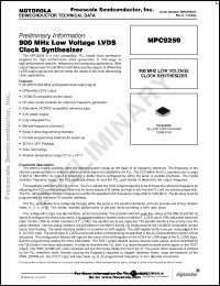Click here to download MPC9259D Datasheet