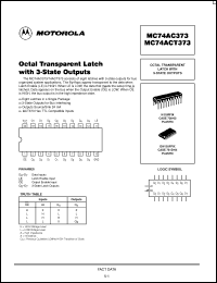 Click here to download MC74ACT373D Datasheet