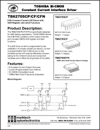 Click here to download TB62705CP Datasheet
