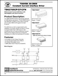 Click here to download TB62705CFN Datasheet