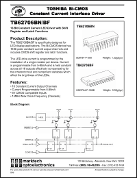 Click here to download TB62706BF Datasheet