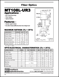 Click here to download MT108L-UR3 Datasheet