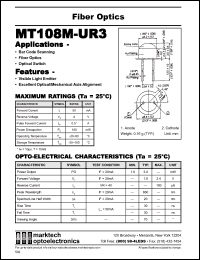 Click here to download MT108M-UR3 Datasheet