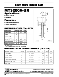 Click here to download MT3200A-UR Datasheet